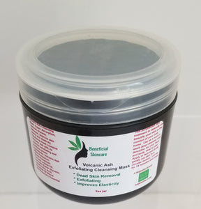 Volcanic Ash Exfoliating Cleansing Mask 4oz jar - Buttertherapy.com