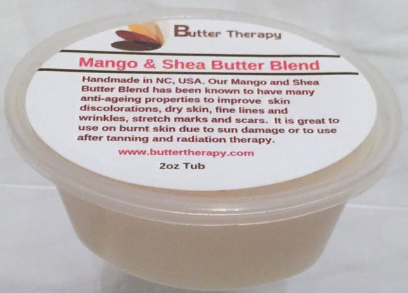Mango & Shea Butter Blend 2oz Tub - Buttertherapy.com