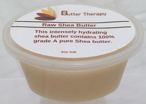 Ghana Shea Butter (Raw) 2oz Tub - Buttertherapy.com