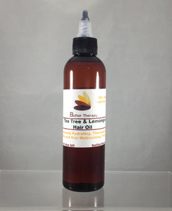 Tea Tree & Lemongrass Hair Oil 4oz Btl - Buttertherapy.com