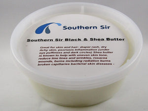 Southern Sir Black Shea Butter Blend 8oz Tub - Buttertherapy.com