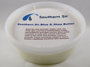 Southern Sir Blue Shea Butter Blend 8oz Tub - Buttertherapy.com