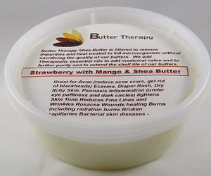 Strawberry Mango & Shea Butter Blend 8oz Tub - Buttertherapy.com