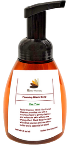 Foaming Black Soap Tea Tree 8oz Btl